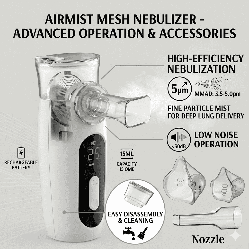SafeAspira™  Portable Nebulizer Kit